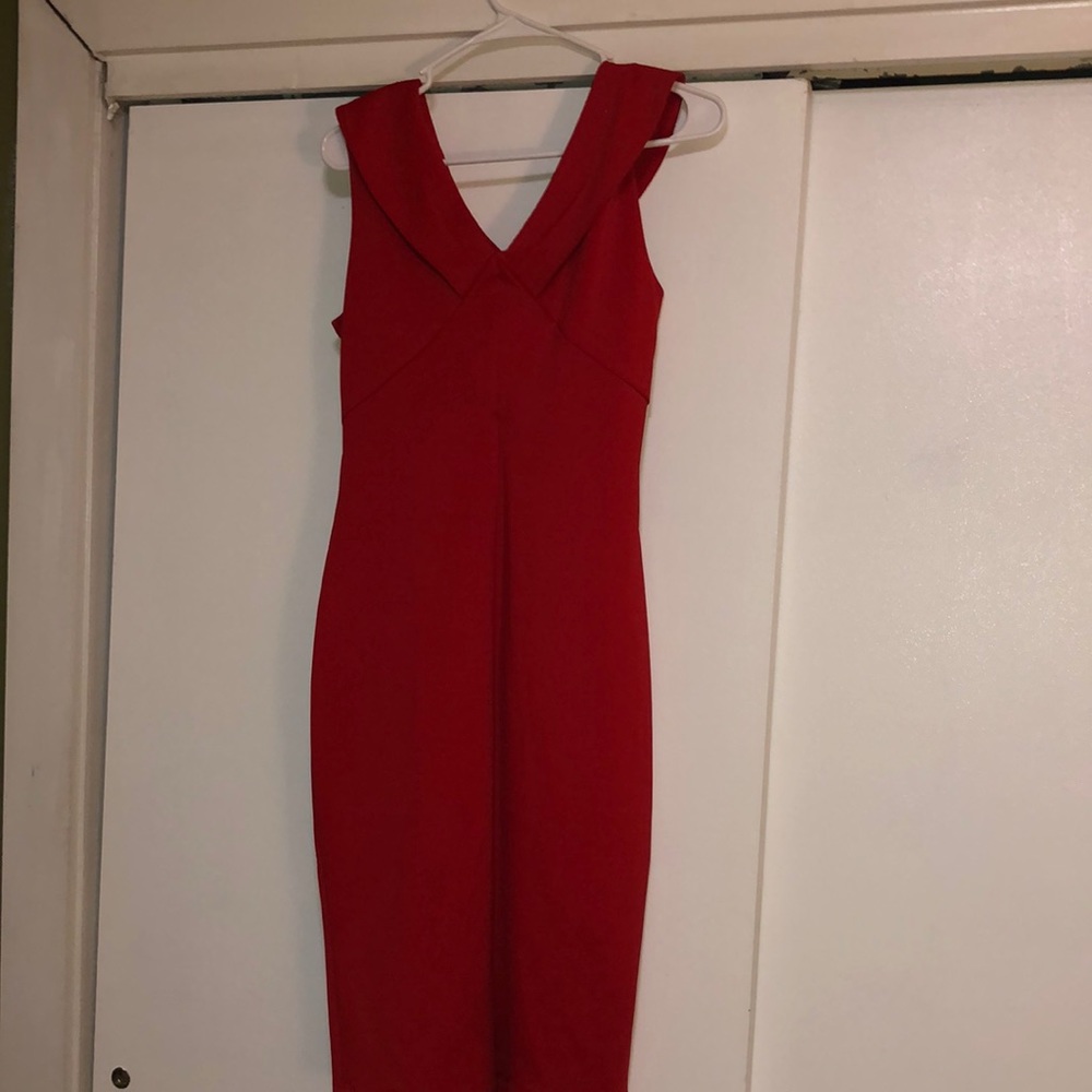 Red dress